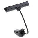 Flexible 9 LED Music Stand Lamp Clip-on Bedroom Desk Book Reading Light Black