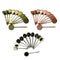 30Pcs Hair Slide With Pad Clips Cabochon Setting Blanks Tray DIY Findings