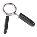 2x Standard Olympic Barbells Spring Clips Dumbbell Bar Gym Lifting Bars Collar