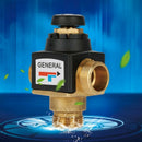 1 Pcs 3 Way DN20 External Thread Brass Thermostatic Mixing Valve Solar Wate