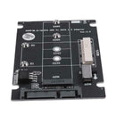 2 in 1 NGFF M.2 B+M Key Mini PCI-E or mSATA SSD to SATA III Adapter Card fo