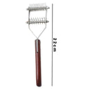 Pet Dog Cat Fur Knot Cutter Steel Remove Hair Brush Grooming Comb Rake (S) A