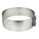 Stainless Steel 15-20cm Adjustable Retractable Circular Ring Cake Mould