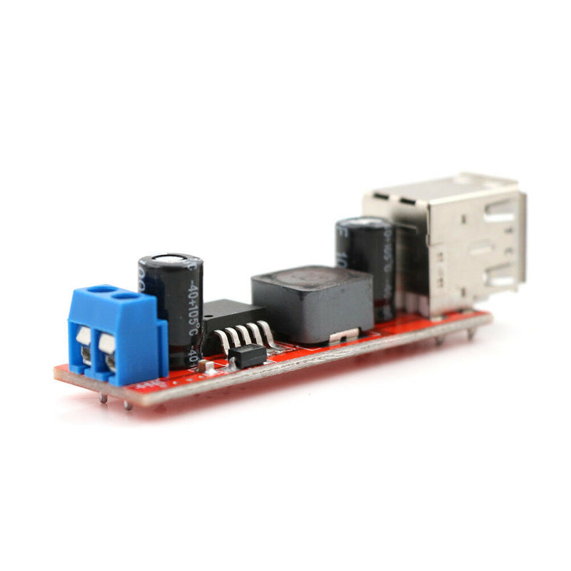 DC 6V-40V To 5V 3A Double USB Charge Step down Converter Module B Gw