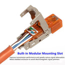 Cat6A Rj45 Connector Ethernet Adapter Tool-Free Crimping Shielded Crystal He Hn
