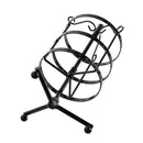 72 Holes Earrings Ear Stud Jewelry Rotating Display Stand Holder(Black)