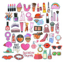 50Pcs Girls Beauty Cosmetics Skateboard Stickers Laptop Luggage Phone Decals BX