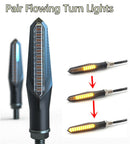 2x Motorcycle LED Clean Turn Signal Indicator Light Flowing Indicator Lights