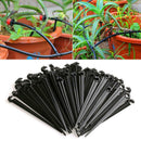 200Pcs/Set 4/7mm Micro Hose Fixed C-Type Holders Drip Irrigation Accessori RLA