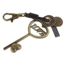 New Creative Love/ Best Wishes Gifts Metal Key Ring Keychain Charm Pendants