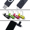 2in1 16GB USB 2.0 Flash Pen Drive Memory Stick U Disk for OTG Phone Laptop Z