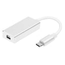1X(Usb3.1 Type-C To Mini Dp Hd Cable Type-C To Mini Dp Support Macbook