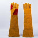 60Cm Lengthening Working Gloves Wear Resistant Electric Welding Soldering L