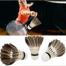 Training Durable Stable Black Badminton Shuttlecock 12PCS/SET Goose Feather R2Q9