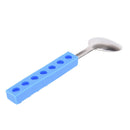 Bricks Portable silicone stainless steel Travel KidsCutlery Fork Picnic Set FT