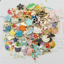 20pcs/pack Mixed Enamel Mixed Alloy Pendants Charms Jewelry DIY Accessories