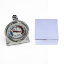 Stainless Steel Fridge Freezer Dial Thermometer Temperature Gauge Stands & Hangs