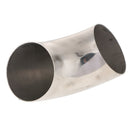 3Pcs Car 201 Stainless Steel 3inch 63mm 90 Deg Bendable Weld-On Exhaust Pipe
