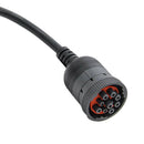 Truck Cable OBD1 to OBD2 Adapter Cable for J1939 9Pin Female to OBD2 16Pin  D6W5