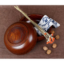 Wood Small Bowl Food Rice Serving Soup Dining Kitchen Salad New 17.5x7cm