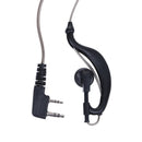 2Pcs 2 PIN Earpiece Headset PTT MIC for BAOFENG UV5R for KENWOOD Etc.