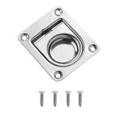 Heavy Duty Stainless Steel Boat Pull Ring Hatch Latch Handle Flush Locker