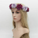 Fashion Women Wedding Hair Flower Garland Crowns Headband Floral Wreath Hai