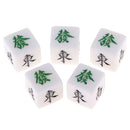 Board Game Mahjong Dices East West Southeast Northwest Mid Direction 6-Die for