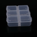 New Mini Portable Empty Braille 6 Cells Pill Medicine Drug Storage Case Box