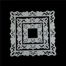 3Pcs Picture Frame Metal Cutting Die For DIY Scrapbooking Album Paper Card BX