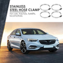 4pcs 72-95mm Stainless Steel Hose Clamp Clip Worm Drive Fuel Line Clamp A