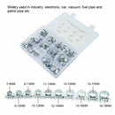 60x Galvanized Mini Hose Clip Fuel Line Pipe Tube Clamp Car Accessories