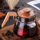 600Ml Glass Coffee Pots Decanter Carafe High Borosilicate Glass Hand Coffee