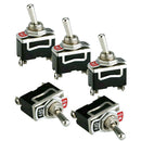 5pcs 12V Heavy Duty Toggle Flick ON/OFF .Car Dash Light Metal SPST- F9I7
