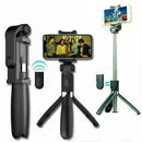 3 in 1 Wireless Selfie Stick Phone Tripod Extendable Telescopic Stand w/ Remote