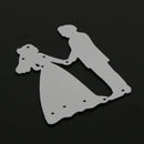 Metal Bride Groom Wedding Cutting Dies Stencils For DIY Scrapbooking A