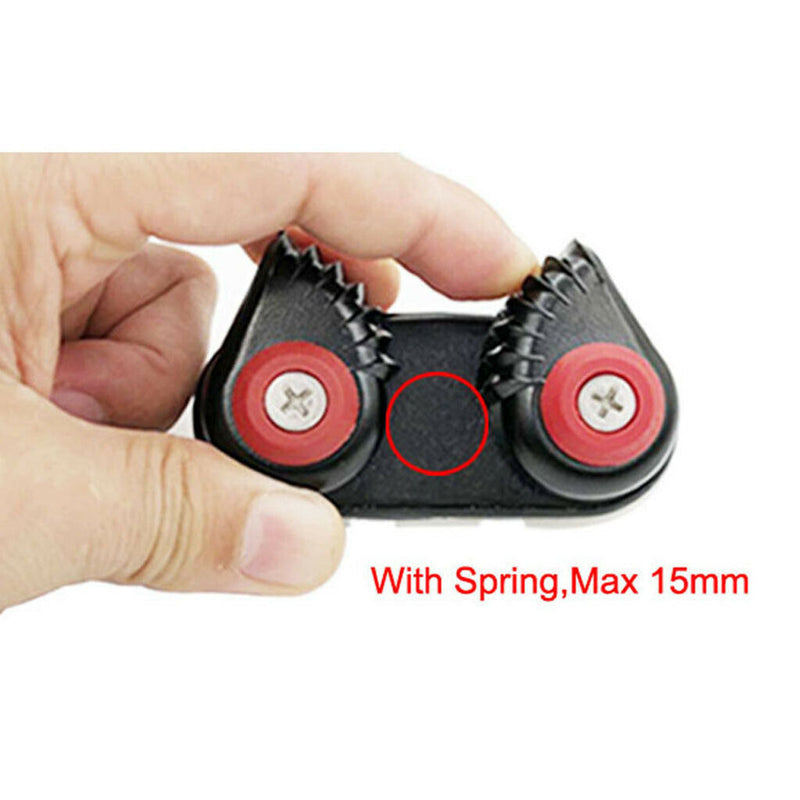 2x Boat Cam Cleat Aluminium Alloy For Marine Sailing