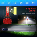 2 Pieces Auto Car Truck LED Headlight Bulbs Replacement 9006 6500K 20W/Bulb