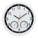 Quartz Stone Clock Silent Wall Clock Accurate Thermometer Humidity Indoor O