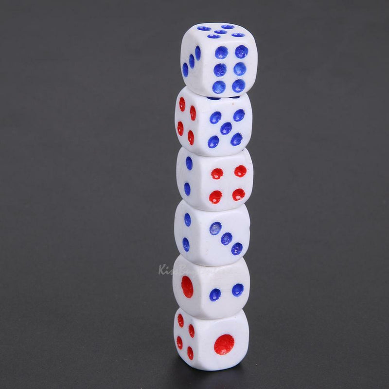 Six Dice Prediction Box 6 Die Flash Change Effect Close Up Magic Trick Props