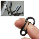 Outdoor Metal Hanging Buckle Keychain Keyring Clip Carabiner Survival EDC Tools