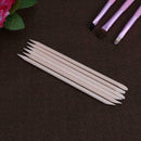 100pcs/Bag Nail Art Cuticle Pusher Remover Wood Clean Nail Manicure Sticks A