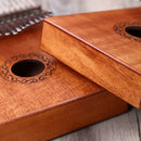 17 Keys Kalimba African Solid Thumb Finger Piano 17 Keys Solid Wood Kalimba