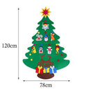 New Kids DIY Stereo Felt Christmas Tree with Decorations Door Wall Hanging