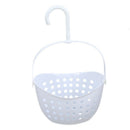 3 Tier Plastic Basket Shower Caddy Hanging Rack Tidy Shelf Organiser Storag W1Y9