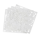 4 Pieces Screen for Living Room Hanging Screen Curtain of Room in Polyethyl