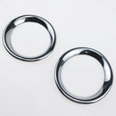 3X(Car Styling Abs Chrome Front Fog Light Lamp Cover Trim for Mercedes-Benz