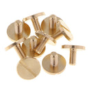 10Pcs Iron Leathercraft Rivet Stud Scew For Leather Belt Bag Hat Accessories