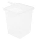 Clear Plastic Reptile Insect Spider Habitat Feeding Box Container 8x8x11cm