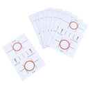 10 Sets Golf Impact Tapes Labels Training Aids Recorder Kit Golf Training Kit BX